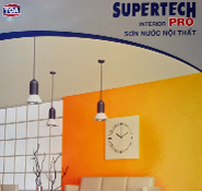 Bảng màu sơn Toa SuperTech Pro nội thất