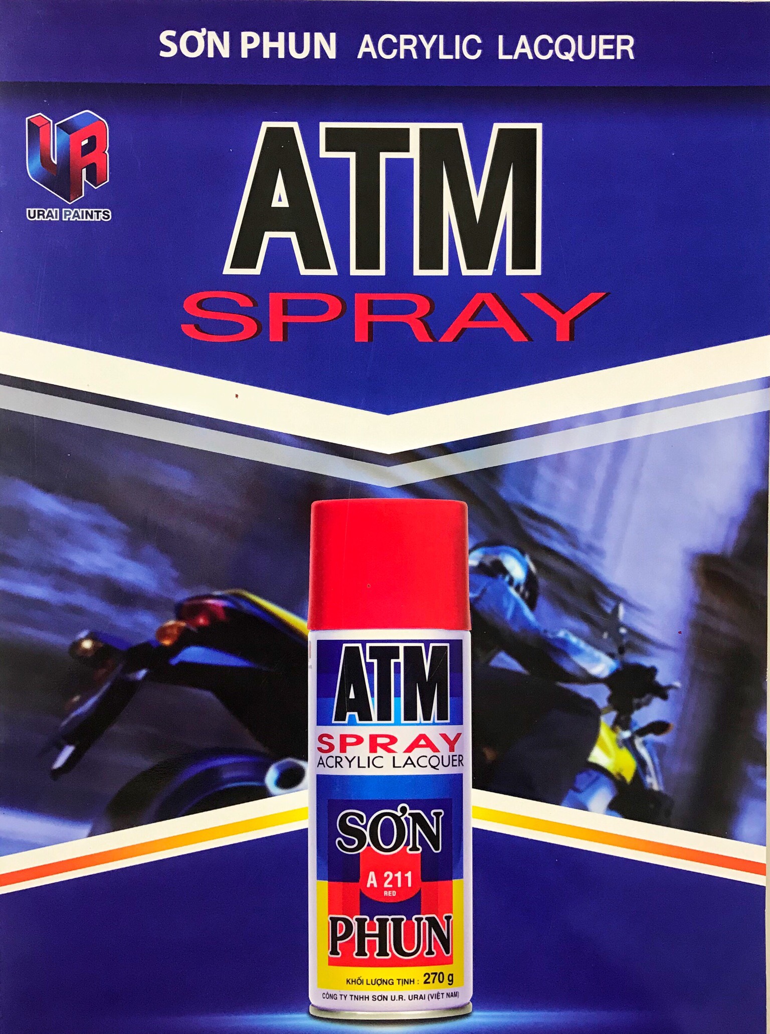 Bảng màu sơn xịt ATM Spray