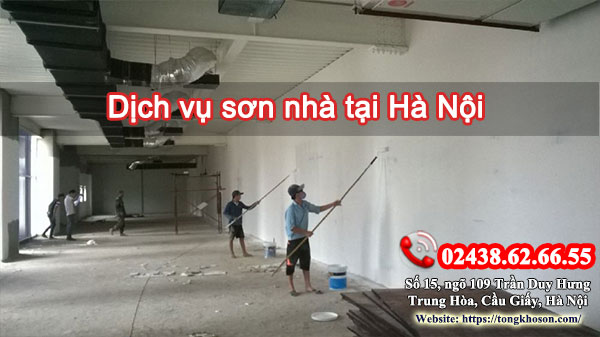 Dịch vụ sơn nhà tại Hà Nội