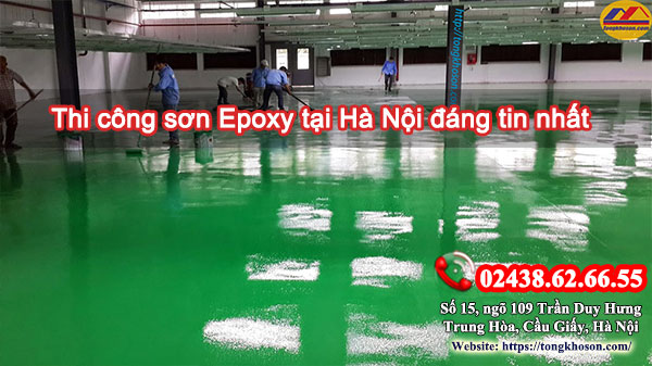 Thi công sơn epoxy tại Hà Nội đáng tin nhất