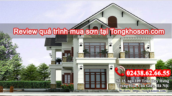 Review quá trình mua sơn tại Tongkhoson.com