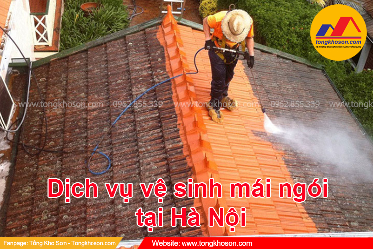 Dịch vụ vệ sinh mái ngói tại Hà Nội