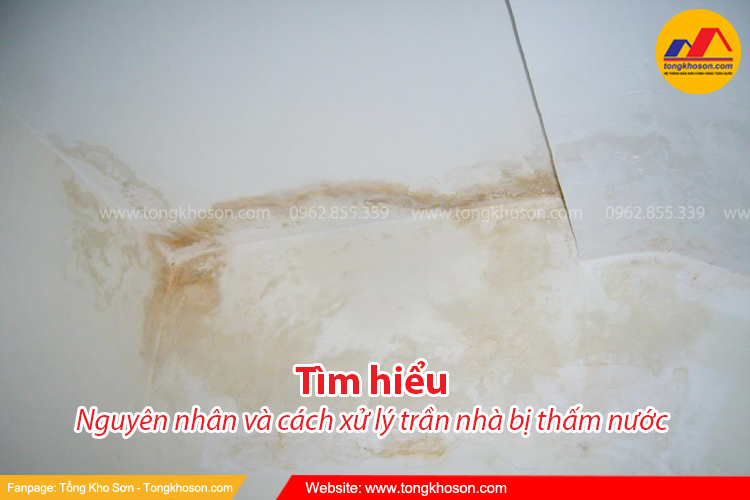 Nguyên nhân và cách xử lý trần nhà bị thấm nước