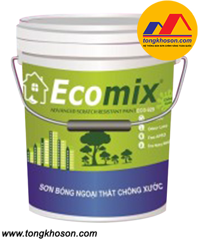 Sơn Ecomix ECO-929 sơn phủ màu ngoại thất chống chầy xước