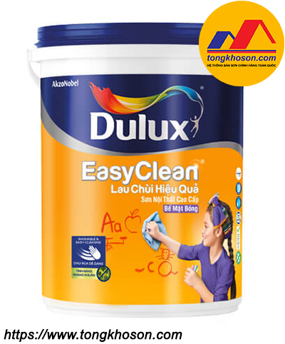 Sơn nội thất Dulux Easy Clean lau chùi hiệu quả bóng A991B