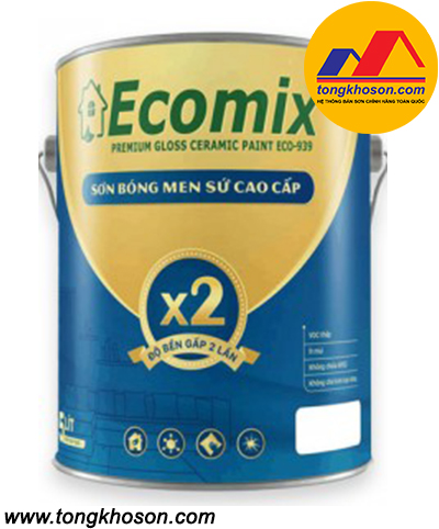 Sơn Ecomix Eco-939 men sứ siêu bóng ngoại thất
