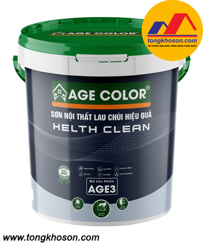 Sơn Agecolor nước nội thất lau chùi hiệu quả Age3