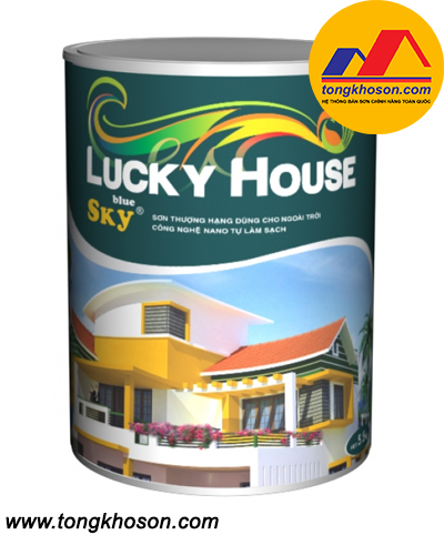 Sơn Lucky House Sky Blue ngoại thất