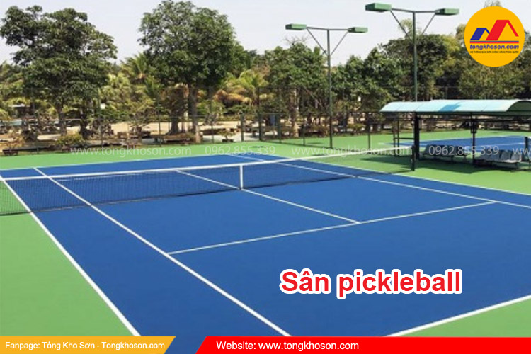 1 sân pickleball bao nhiêu mét vuông?
