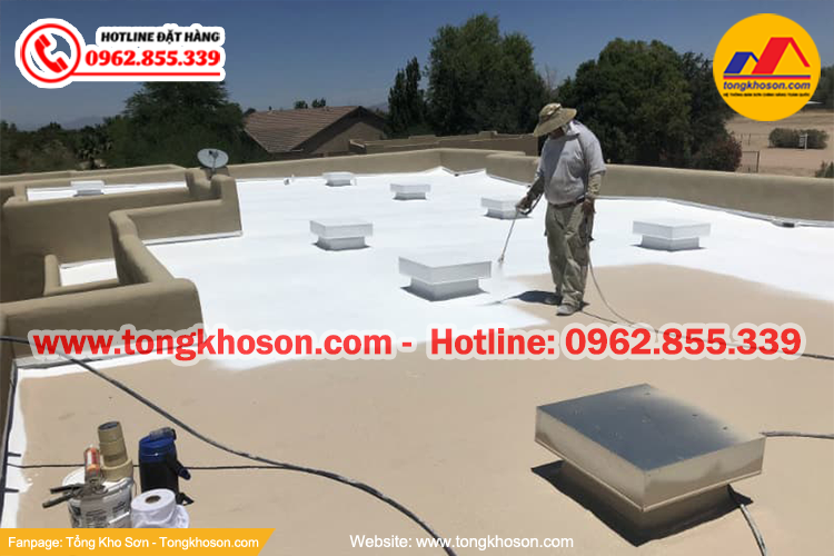 Sử dụng sơn chống nóng cho tường tại Quảng Bình