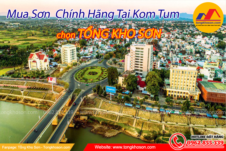 Mua sơn chính hãng tại KomTum ở Tổng Kho Sơn