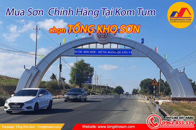 Sơn chính hãng tại Kom Tum