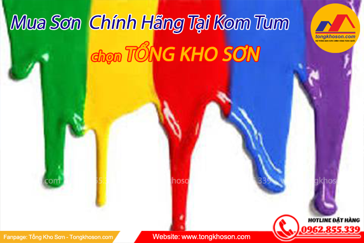 Phân biệt sơn nước chính hãng tại Kom Tum