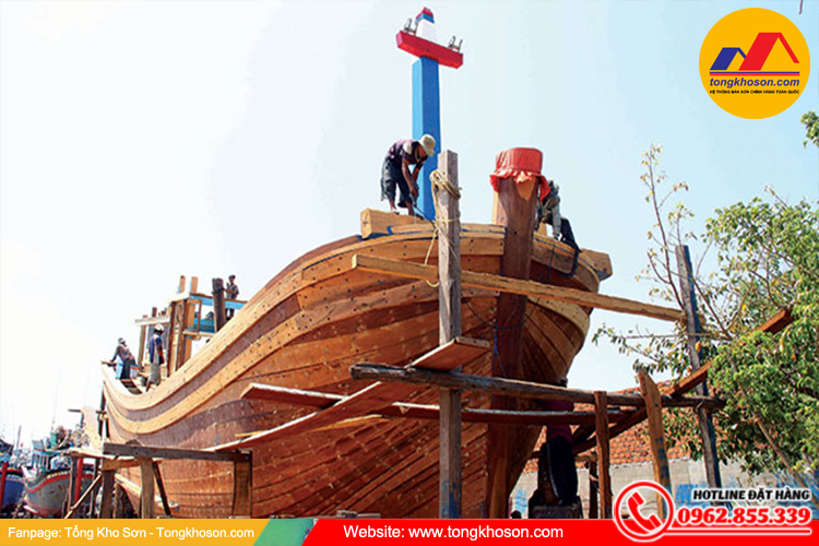 Phân loại các gốc sơn thuyền tàu tại Nghệ An