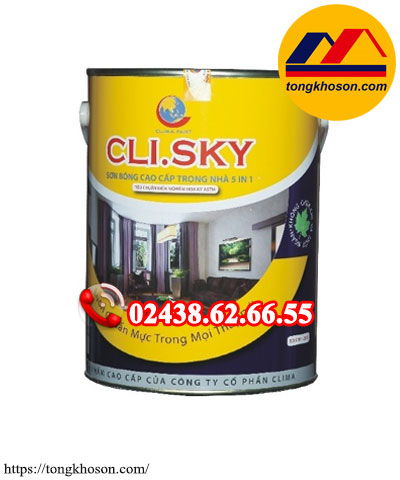 Sơn Clima nội thất bóng Cli Sky