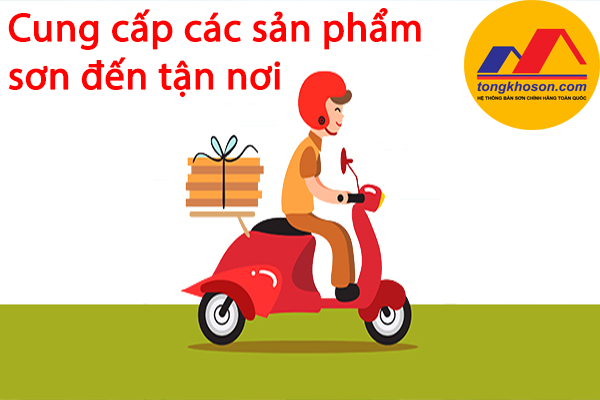 Cung cấp các sản phẩm sơn đến tận nơi