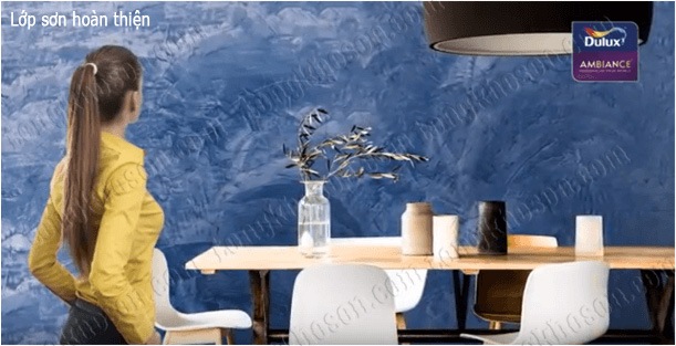 hiệu ứng sơn Dulux Ambiance Marble (đá cẩm thạch)