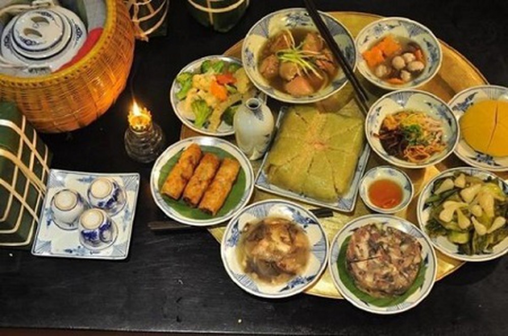 mâm cỗ truyền thống