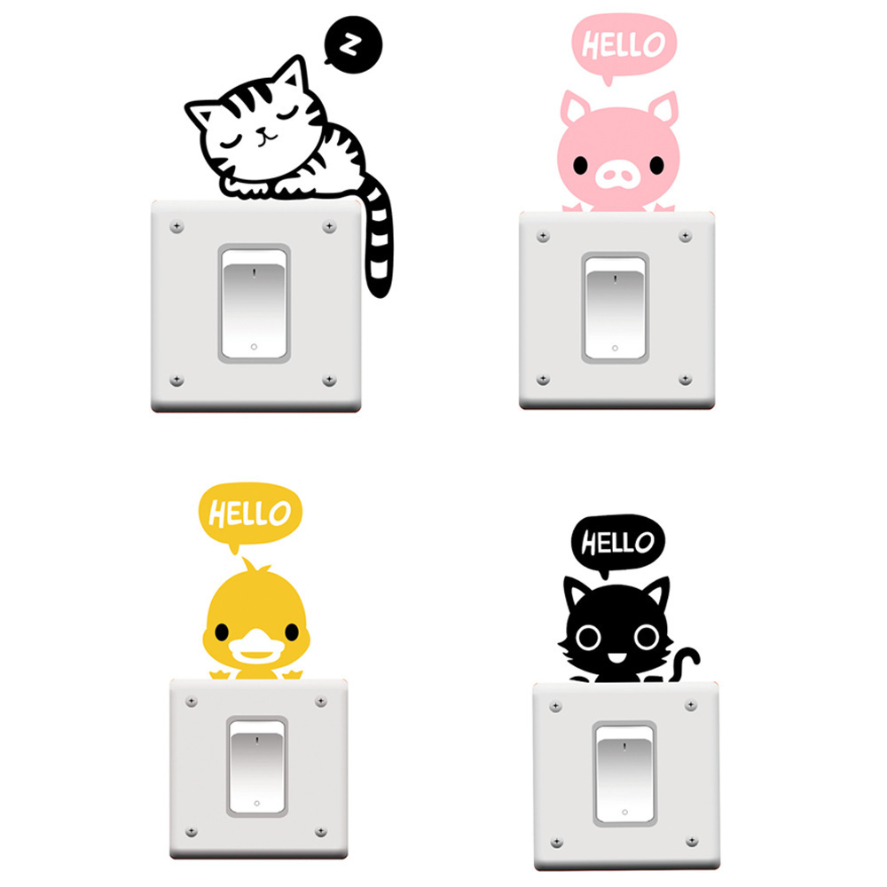 Decal trang trí ổ điện