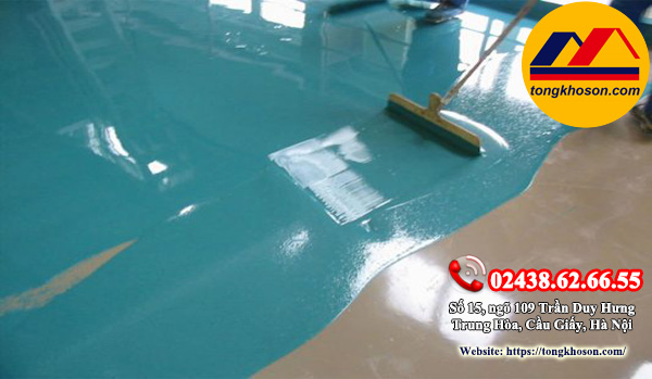 Nguyên lý hoạt động của sơn epoxy tự san phẳng Nguyên lý hoạt động của sơn epoxy tự san phẳng