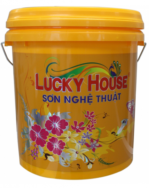sơn nghệ thuât lucky house