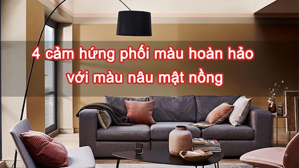 4 cảm hứng phối màu hoàn hảo với màu nâu mật nồng