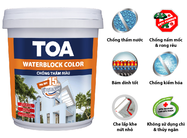 sơn chống thấm Toa