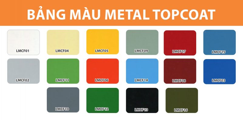 bảng màu sơn kim loại đa năng Lotus Metal Coat 2 in 1