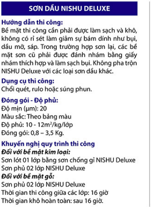 Hướng dẫn thi công sơn dầu Deluxe
