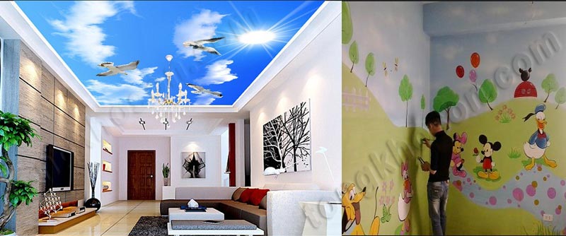 sơn dầu vẽ tranh 3D
