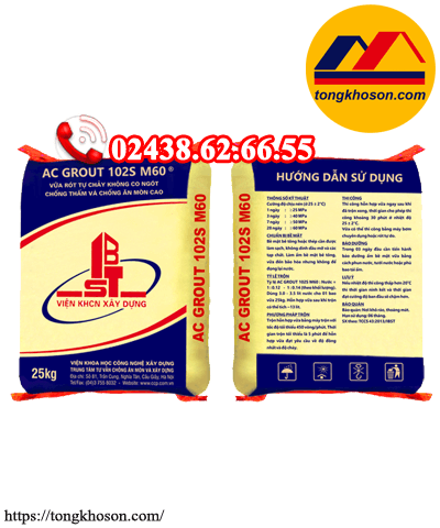 Vữa rót tự chảy AC Grout M60