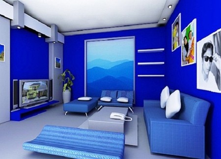 màu xanh dương cho người mệnh Mộc