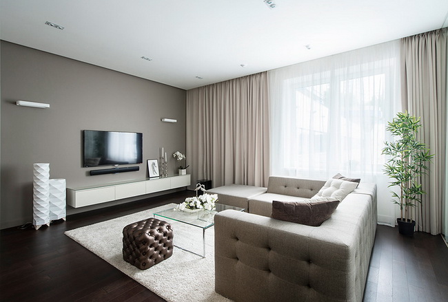 nhà màu ghi hợp với hướng bắc