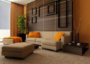 nhà màu nâu đất cho gia chủ mệnh Thổ