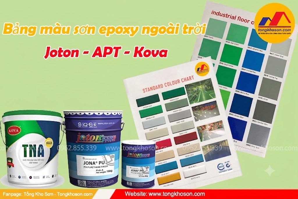 bang mau son epoxy ngoai troi