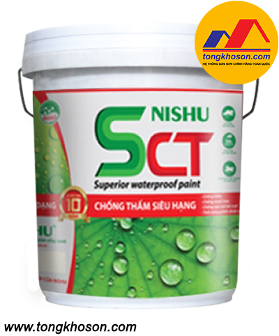 sơn chống thấm màu Nishu