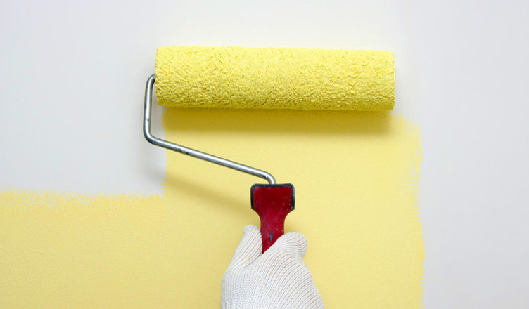 tận dụng con lăn sơn khi lại nhà trước Tết