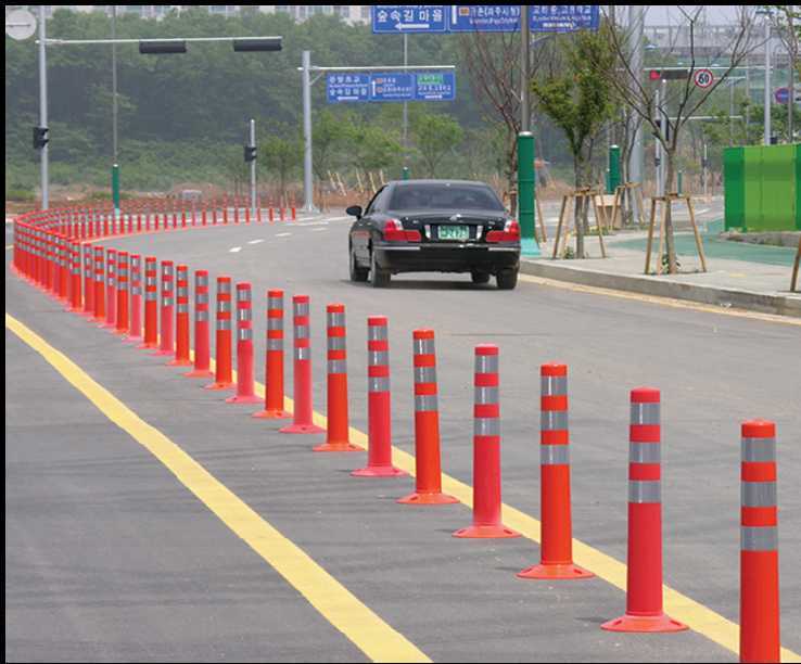 Sơn phản quang cọc tiêu