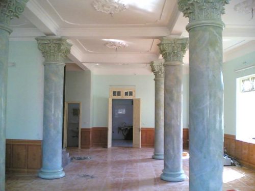 Trang trí cho nhà bằng sơn giả đá