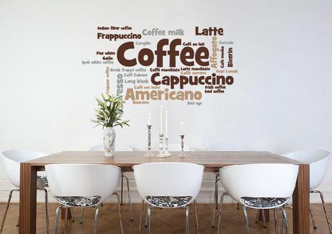 trang trí tường bằng chữ