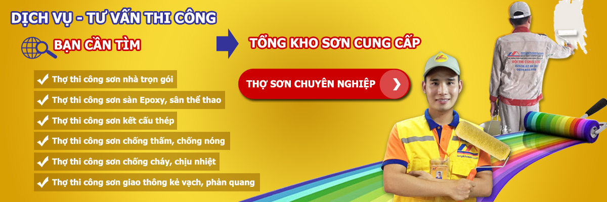 dịch vụ thi công sơn của Tongkhosonn.com