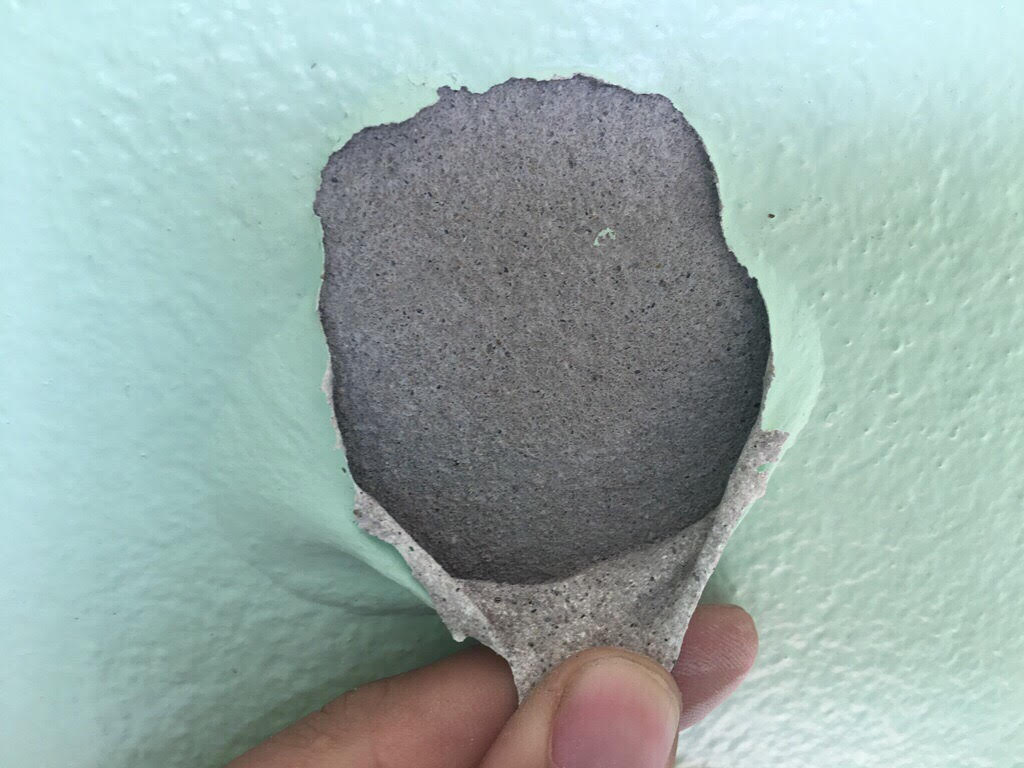 màng sơn bị bong tróc