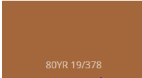 Mã màu 80YR 19/378- Bennington Clay