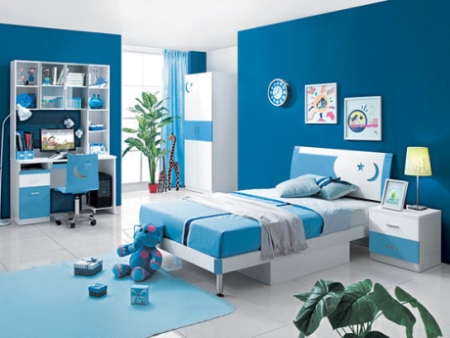 nhà màu xanh dương rất tốt cho mệnh Mộc