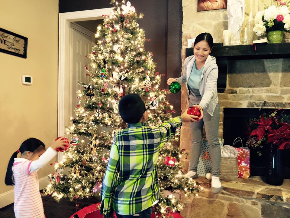 Trang trí cây thông noel giáng sinh