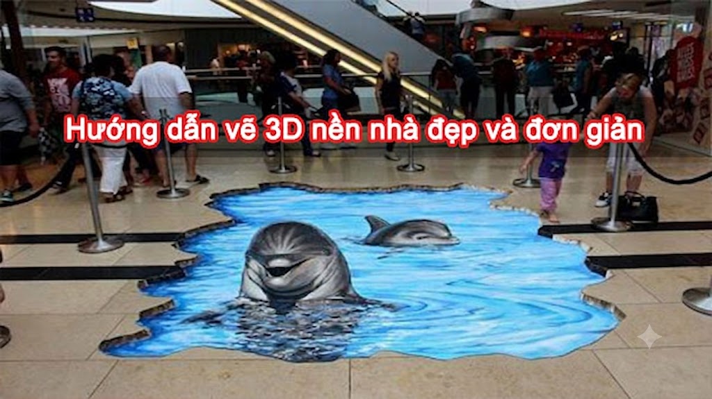 Hướng dẫn vẽ 3D nền nhà đẹp và đơn giản