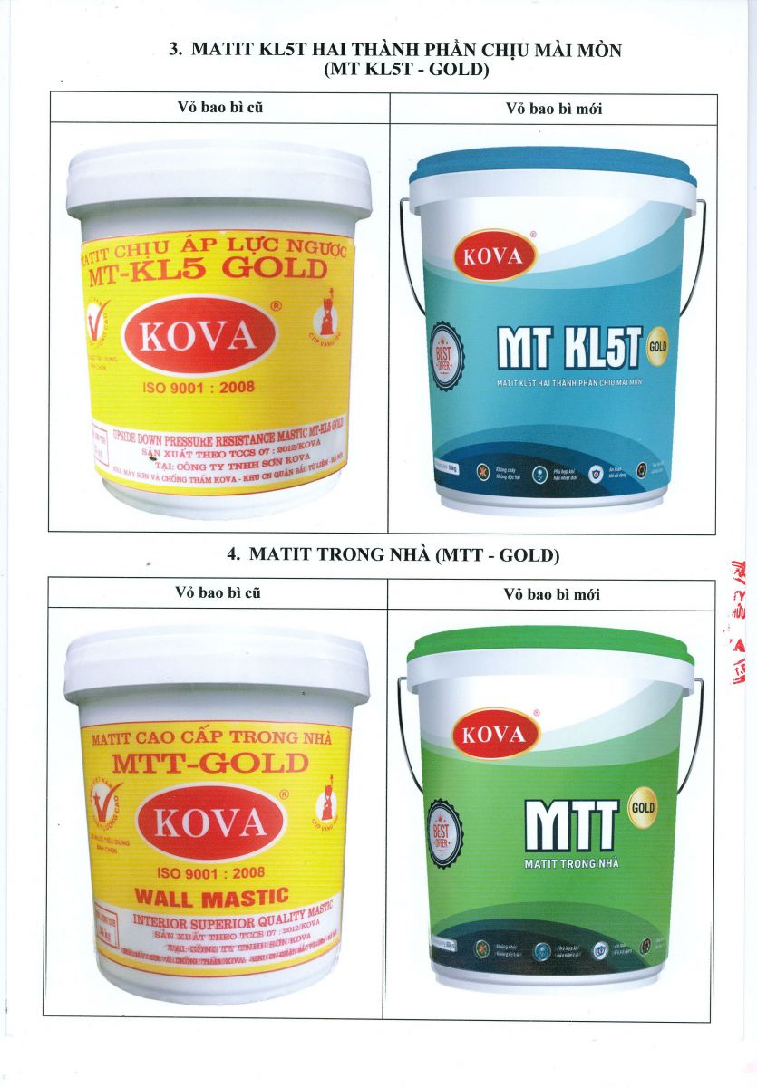 Kova thay đổi bao bì sản phẩm 2