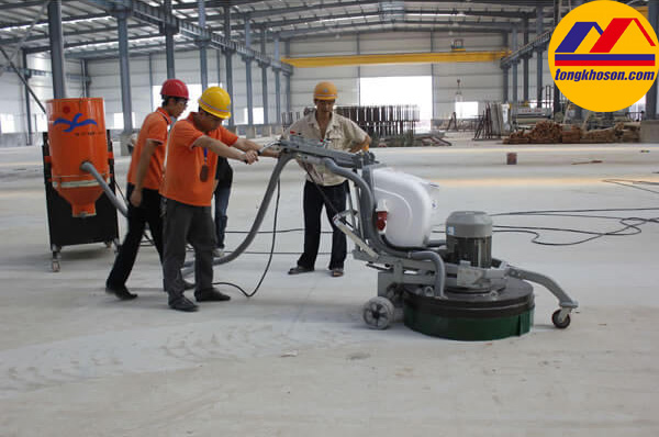 đánh bóng bề mặt sàn