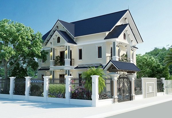 nhà mái thái 2 tầng