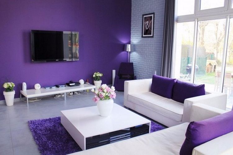 Màu sơn nhà đẹp tím Ultra Violet